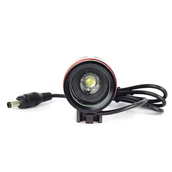 2in1 8000 LM T6 LED Zoomable Fokus Cykel Cykel Lys Forlygte Hoved Brænder VARMT AUGUST7