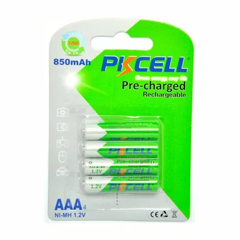 2Pack/8stk PKCELL 1,2 V Ni-MH AA Genopladelige Batterier 2200mAh +4stk/Kort 1,2 V 850mAh NiMH AAA Genopladelige Batteri Batterier