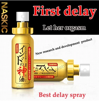 (2pcs) Japan NASKIC Lang Tid Delay Spray Til Mænd Gud Olie Penis Udvidelsen 60 Minutters Forsinkelse Sædafgang Sex Sex Produkter Spray