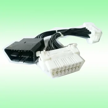 2stk 16 Pin Udvidet OBD-II Splitter Adapter Mandlige og Kvindelige Dual Y-Stik OBD2 Kabel extender interface line