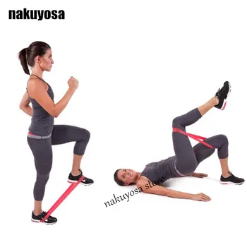 2stk 500*50*0.35 mm Yoga Pilates Modstand Band Motion Loop elastikker Trænings-og Loop reb Strækning Band Crossfit band