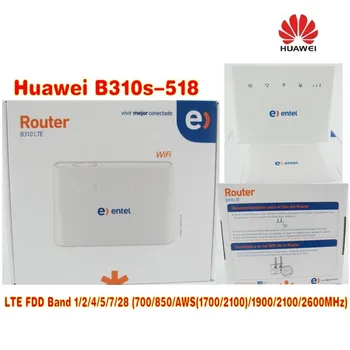 +2stk antenne Ulåst Huawei B310 B310s-518 150Mbps 4G LTE CPE WIFI ROUTER Modem
