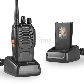 2stk BaoFeng BF-888S Walkie Talkie UHF400-470MHZ Bærbare Skinke baofeng 888s CB Radio comunicador BF-888S Transceiver