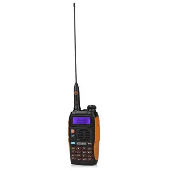 2stk Baofeng GT-3TP MarkIII VHF/UHF Tri-Power Dual Band Skinke Lang Række Walkie Talkie-To-vejs Radio med 2x Højttaler Kabel 1x FM