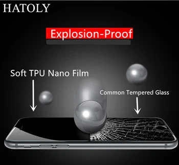 2STK Blødt TPU Nano-Film, Folie til Samsung Galaxy A7 2016 Skærm Protektor til Galaxy A7 2016 a710f Fuld Film Ikke Glas HATOLY