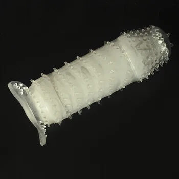 2STK Cystal Cock Udvidelser Penis Ærmer Citoral Stimulation af G-spot Pirring Udvide Kondomer Voksen Sex Legetøj
