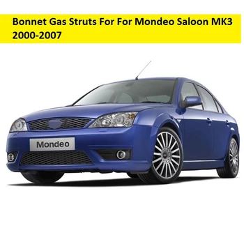 2stk For Ford Mondeo MK3 Saloon 2000 2001 2002 2003 2004 2005 2006 2007 Car-Styling Bonnet Gas Fjedre Fjedre Hood Stød Løftere