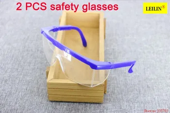 2stk Høj Kvalitet PC Øje Protector slagfast beskyttelses-briller, beskyttelsesbriller Støv storm cykling støvtæt briller sikkerhed arbejde