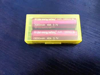 2stk Liter energi batteri Elektronisk Cigaret batteri 18650 3000mah 40a Li-Mn batteriet, og batteriet tilfældet for vtwo RX2/3 RX200s
