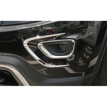 2stk/Masse ABS Front Tåge Lys Dekoration Klistermærker Bil Cover Frame Trim For Jeep Grand Cherokee 2016 Bil Tilbehør