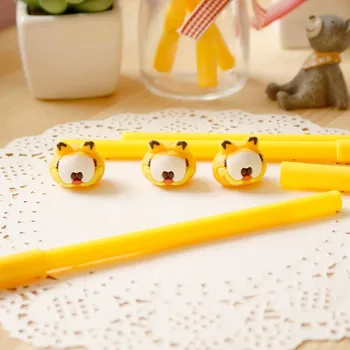 2stk/masse Garfield gel pen Søde anima penne materiale escolar kawaii papirvarer canetas escolar skolens kontor forsyninger til børn