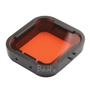 2STK /Masse Gul & Rød farve, UV polariserende linse filter for mini-videokamera til GoPro hero 4 3+