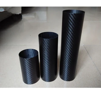 2stk /Masse Roll Indpakket kulfiber Rør 3K 12 mm*14mm*500mm Bedste Kvalitet Blanke Tube