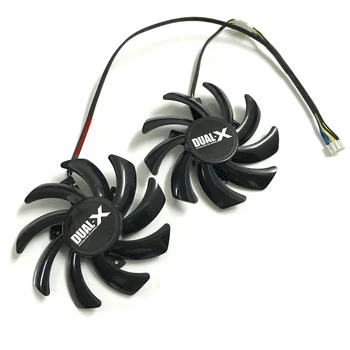 2stk/masse RX 480/470 Grafik 4Pin 85mm fans 0.35 EN VGA Køler Fan × R9 390/390X 8G RX480 RX470 grafikkort køling