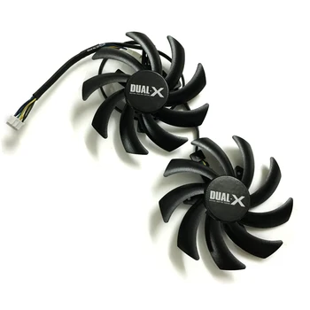 2stk/masse RX 480/470 Grafik 4Pin 85mm fans 0.35 EN VGA Køler Fan × R9 390/390X 8G RX480 RX470 grafikkort køling