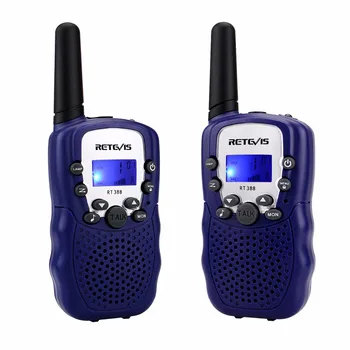 2stk Mini-To-Vejs Radio Retevis RT388 Børn Toy Walkie Talkie UHF PMR446 LCD-Skærm Lommelygte VOX Handy Skinke Radio Børn Gave