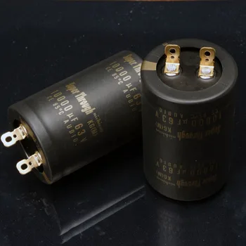 2STK nichicon lyd elektrolytisk kondensator KG Super Gennem 10000Uf/63V gratis fragt