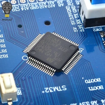 2stk STM32F103RET6 ARM STM32 Minimum System Development Board Modul Til arduino Minimum systemkortet Kompatibel STM32F103VET6