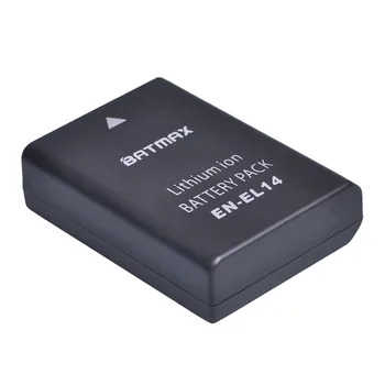 2x Batería EN-EL14 DA-EL14a ENEL14 DA EL14 EL14a Batteri +LCD-USB-Oplader til Nikon D3100 D3200 D3300 D5100 D5200 D5300 P7000