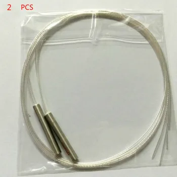 2x Platin PT100 Modstand RTD Sensor MINI Temperatur Probe -40~200 Grader med 1 meter 2m 3m Høj Temperatur Wire