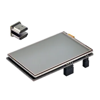 3,5 LCD-HDMI-USB-Touch-Skærm, 320x480 til 1920x1080 LCD-Skærm, Lyd med klar sag for Raspberry Pi 3 Pi 2(Spiller du Spil Video)