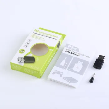 3,5 mm Bluetooth 4.0 + EDR, USB Bluetooth Dongle Nyeste Version USB-Adapter til PS4 Stabile Præstationer for Bluetooth Headsets