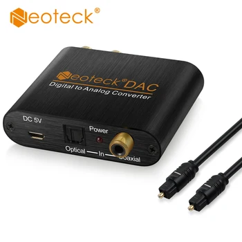 3,5 mm Digital til Analog Analog Audio Converter Med USB-Kabel med Toslink Optiske til Analog L/R Audio RCA-Toslink Converter