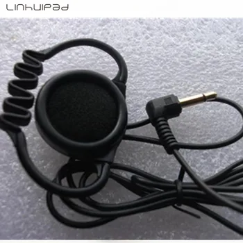 3.5 mm Mono Krog Øretelefon Headsets 1-bud ørestykke enkelt side hovedtelefon brug for Tour guide,Modtagelse af inspektion 500pcs/masse
