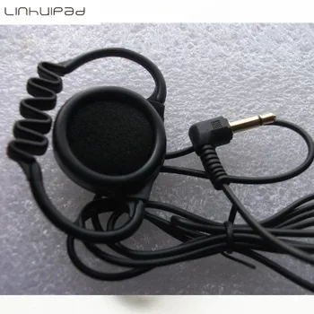 3.5 mm Mono Krog Øretelefon Headsets 1-bud ørestykke enkelt side hovedtelefon brug for Tour guide,Modtagelse af inspektion 500pcs/masse