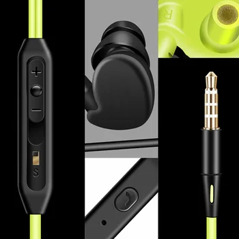 3,5 mm Sport Kører Stereo Hovedtelefon Til Sony Xperia Z5 Kompakt, SÅ-02H Øretelefoner Headset Med Mic Remote fjernstyret Volume Control Hovedtelefoner