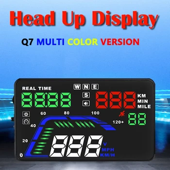 3,5 tommer high definition HUD Universal OBD2 Bil HUD GPS-Head Up Display Med Hastighed høj hastighed Advarsel Bil Styling Accessaries