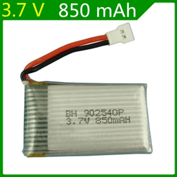 3,7 V 850 mAh Syma X5C lithium polymer batteri, Flygt særlige Lipo batteri 902540
