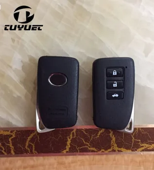 3 Knapper Blank Smart Fjernbetjening Nøgle Shell for Lexus ES300H ER ES Med Nød nøgleblad Bil Centrale skrevet af