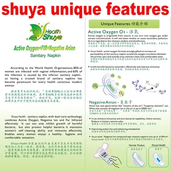 3 pack/masse kærlighed anion hygiejnebind menstruation shuya anion 155 mm længde bomuld, blød feminin hygiejne produkt sundhedspleje