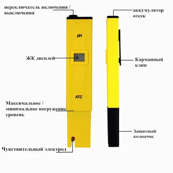 3 stk/masse digitale TDS EF Meter/Tester,PH-meter,ledningsevne meter Pen,akvariet,vand kvalitet tester