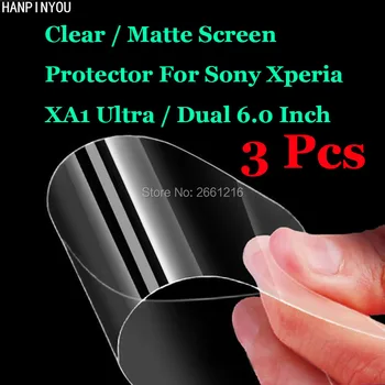 3 Stk/Masse Til Sony Xperia XA1 Ultra / Dual 6.0
