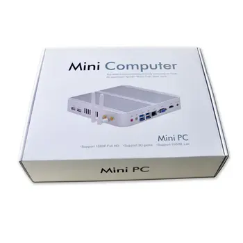 3 Års Garanti Fanless Mini-Industri PC Intel Celeron 1037U i5-3317U Desktop-Computer Dual LAN 4*KOM 4*USB 3.0-Wifi