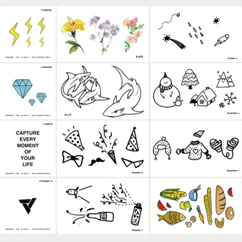 30 Ark/masse Særlig Original Vandtæt Midlertidig Tatovering Klistermærker til Voksne Børn Body Art Falske Tatovering Kvinder Tatoveringer HH-09