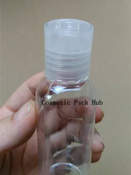 30 ml 50 ml 60 ml 75ml 100 ml Plast Tom Kosmetisk Creme Flasker flip cap Flydende Prøve Emballage, Container Flasker Gratis Fragt