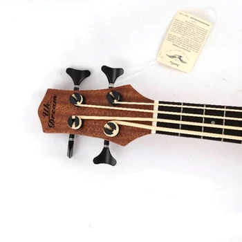 30 tommer Træ-Electrica Bas Guitar med 4 strenge Ukulele musikinstrumenter Professionel Picea Asperata U Bas, ukulele UB-513