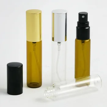 300 x Mini 10 ml Glas Sprøjte Flaske 1/3 oz Genopfyldning Parfume Forstøver 10cc Duft parfum Hætteglas