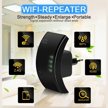 300Mbps Wireless WiFi Repeater Wi-fi Range Expander Signal Boostere Netværk Forstærker 802.11 n/b/g wifi-Extender Til Hjemmet Soho