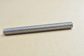 304 rustfrit stål T10 skrue længde 650 mm føre 2 mm 3 mm 4 mm 8 mm 10 mm 12 mm trapez spindel skrue 1stk