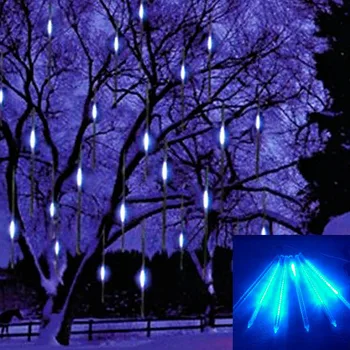 30cm meteorregn Regn Rør Led Lampe 100-240V EU ' OS Stik Jul String Lys Bryllup Haven Tree Dekoration