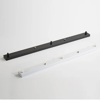 30cm Rund, 70cm Rektangel, Sort eller Hvid metal malet Loft Plade til DIY Vedhæng Belysning Tilbehør