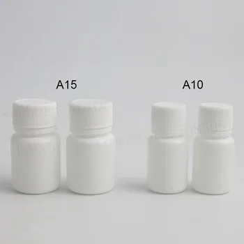 30pcs10ML 15 ML Hvid Polyethylen med Høj Massefylde Tom Pille Tablet Container Indehaveren Medicin Flasker