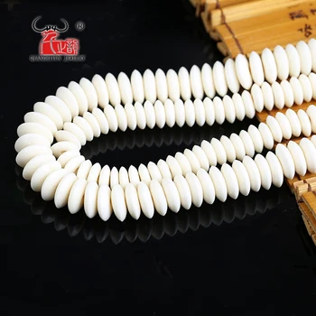 30STK 20PCS naturlig ko knogle seiko spacer, for bodhi-perler DIY Tibetanske smykker. 1,5 mm.hul 1,5 mm.