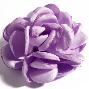 30stk/masse 6cm 14colors Vintage Brænde Eage Hår Rose Blomster Til Børn Tilbehør Kunstige Stof Blomster Til Pandebånd