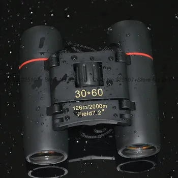 30X60: 126 METER/1000M Hot Salg Zoom Mini Udendørs Folde Kikkerter Teleskoper Jagt felt-briller UDEN Night Vision Ikke infrarød