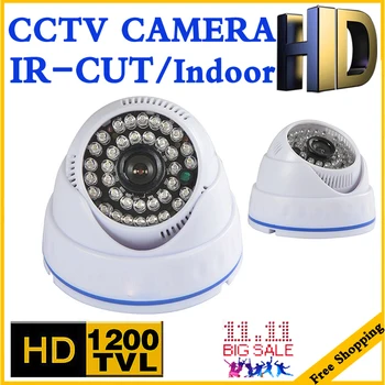 328BigSale 1200tvl Cmos HD CCTV Kamera IRCUT infrarød Night Vision 35 m Bred Vinkel, HJEM indendørs Dome sikkerhed Overvågning vidicon